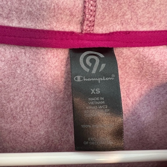 C9 Training Hoodie Full Zip Magenta Heather - Picture 9 of 9